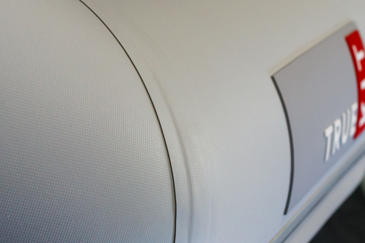 Thermo welded seams on a True Kit inflatable boat