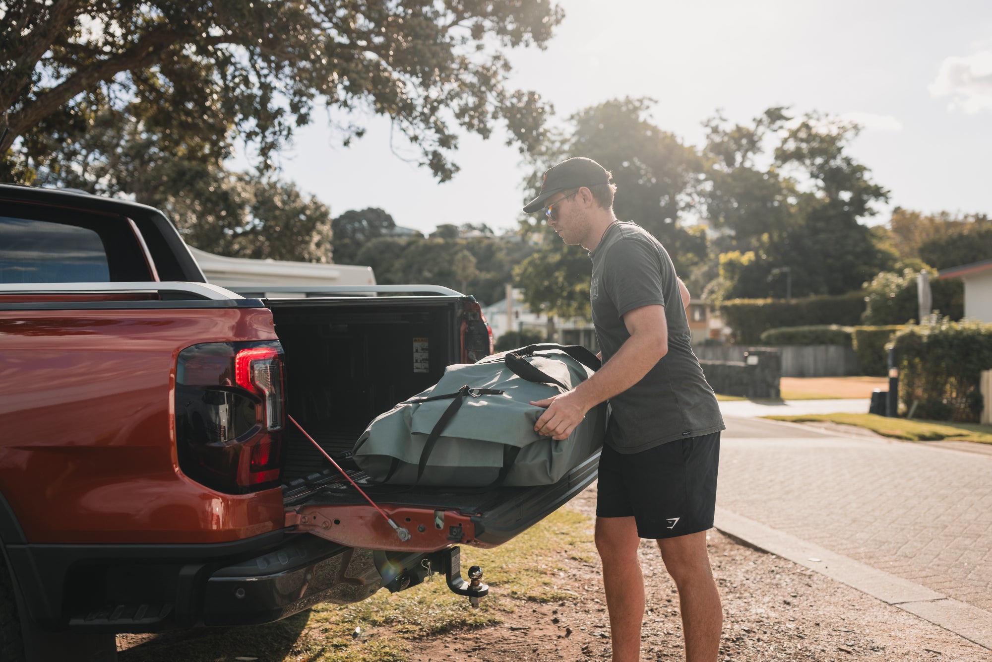 True Kit inflatables are easily handled in the bag - they are so portable