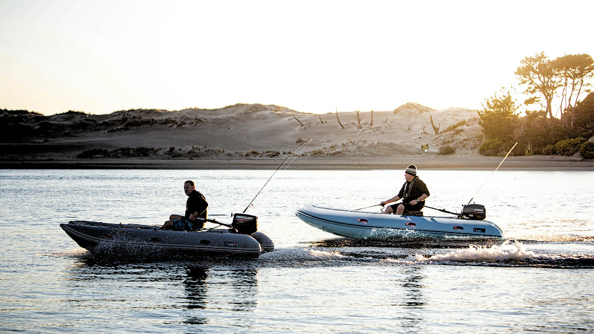 True Kit Discovery and Navigator cruising on the Mangawhai harbour estuary