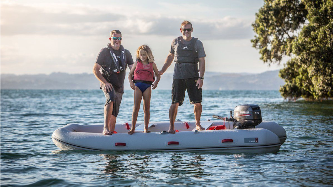 True Kit inflatables are so stable you can stand up in them