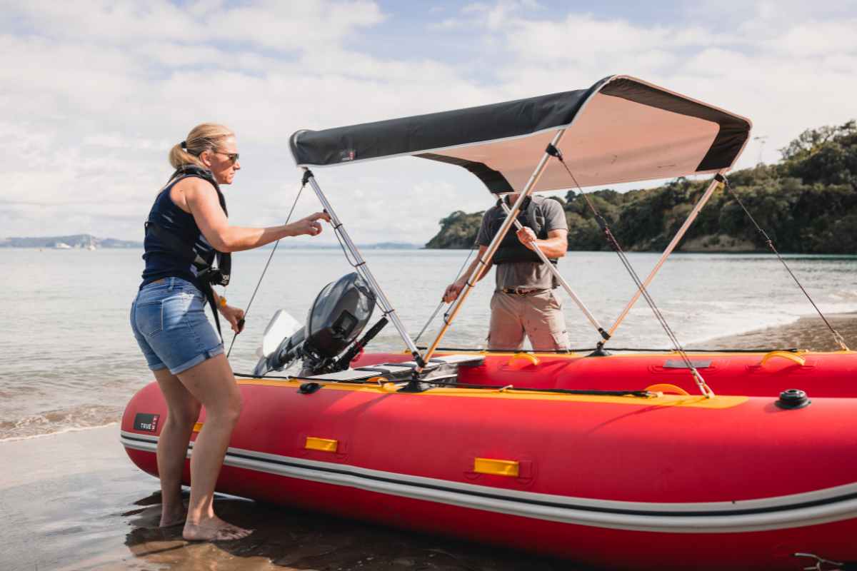 Choosing the Right Boat Canopy for Your Inflatable Catamaran – True Kit