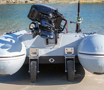 Installed Quicklok Wheels on TrueKit Inflatable Boat