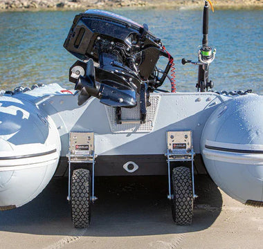 Installed Quicklok Wheels on TrueKit Inflatable Boat