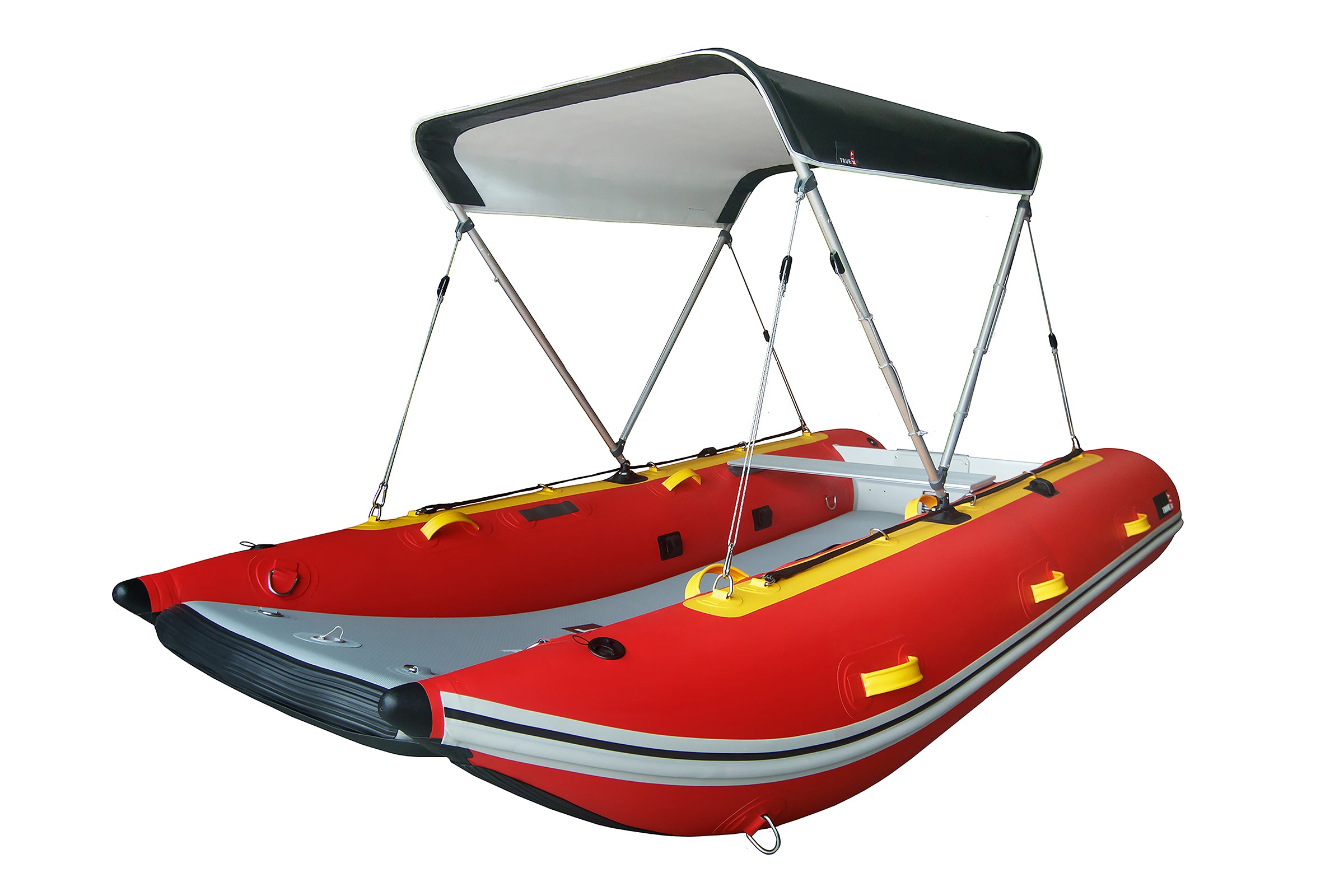 True Kit lightweight, stable, portable inflatable catamarans