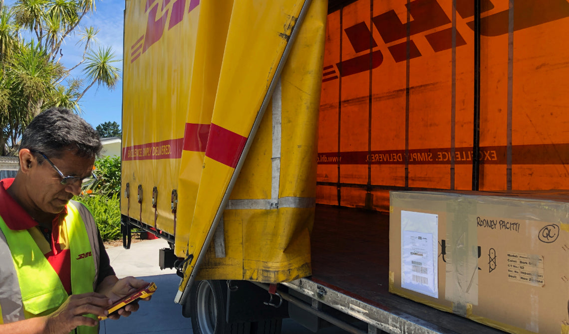 DHL delivering True Kits to the world