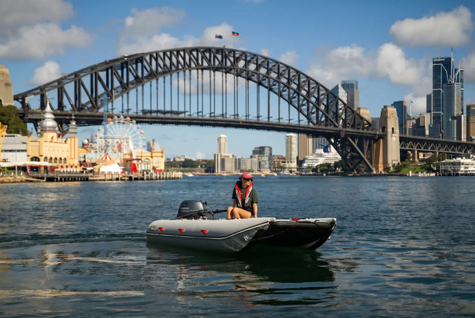 True Kit lightweight, stable, portable inflatable catamarans